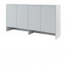 Plaukts virs gultas BED CONCEPT BC-11 BC-06, pelēks